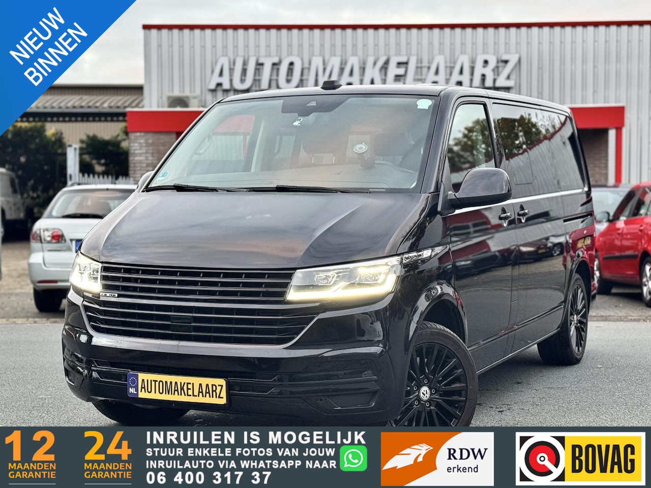 Volkswagen Transporter Multivan - 2.0 TDI L1H1 4Motion Highline LEDER|LED|AUTOMAAT - AutoWereld.nl