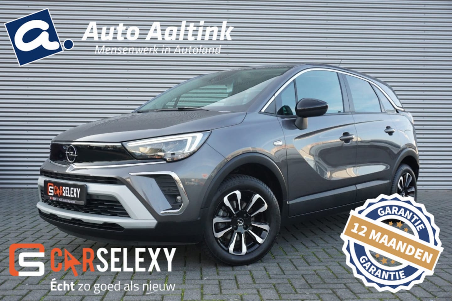 Opel Crossland - 110PK Elegance CARPLAY | PARK.SENS V+A | CAMERA | KEYLESS | LED! - AutoWereld.nl