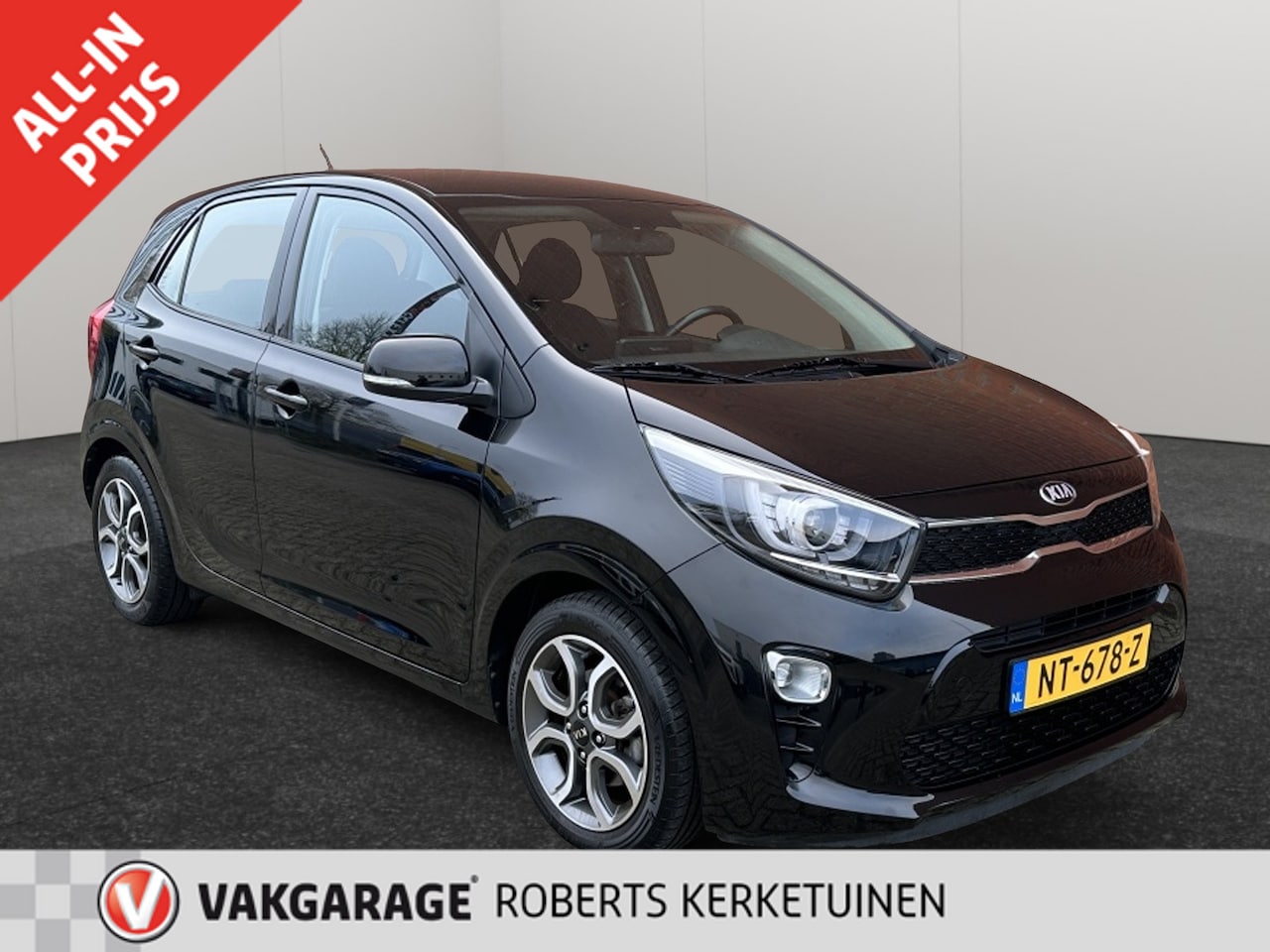 Kia Picanto - 1.0 CVVT First Edition Navigatie Climate Control Velgen - AutoWereld.nl