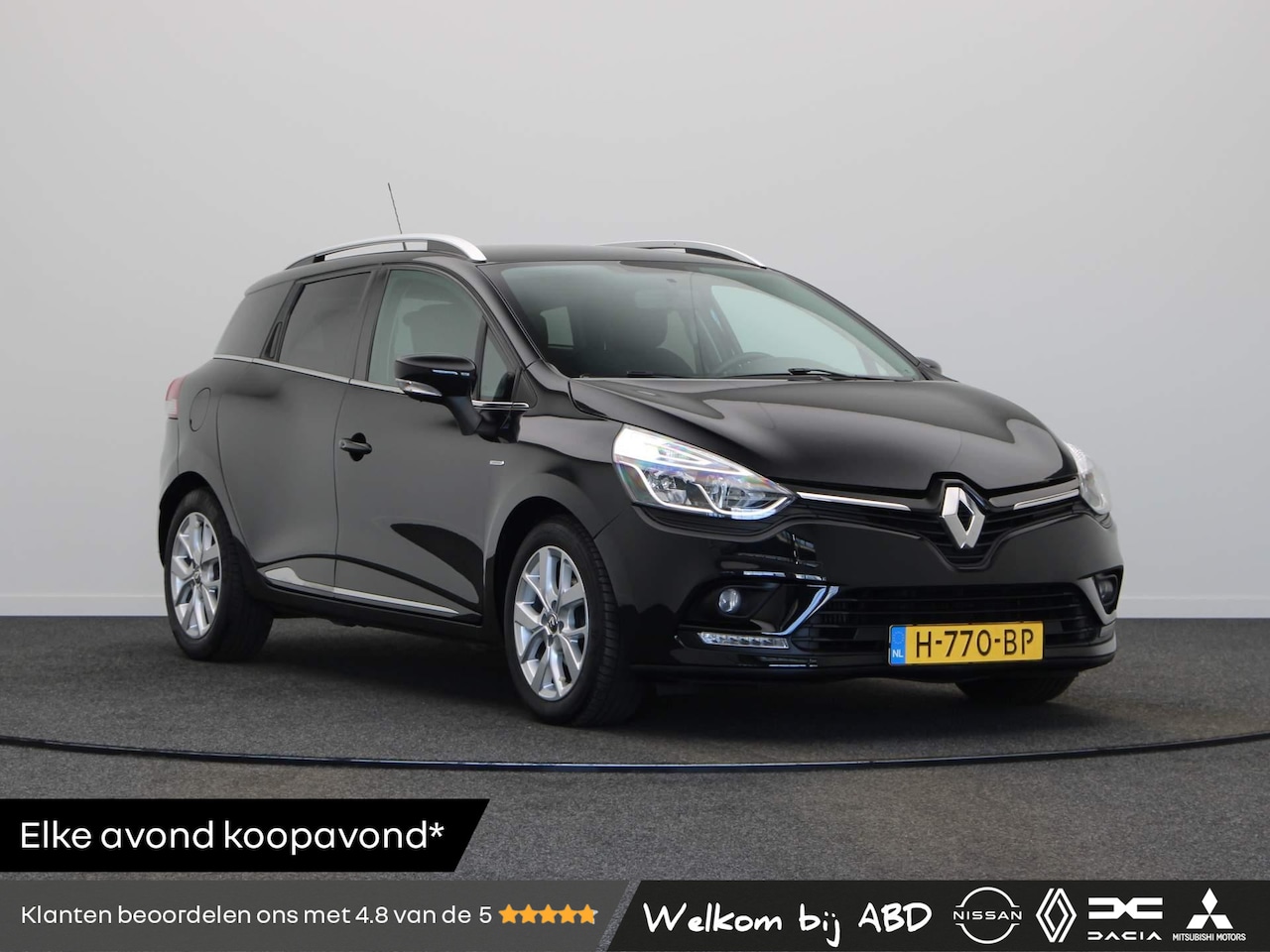 Renault Clio Estate - TCe 90pk Limited | Dealer onderhouden | Airco |  Lichtmetalen velgen | Trekhaak | Parkeers - AutoWereld.nl