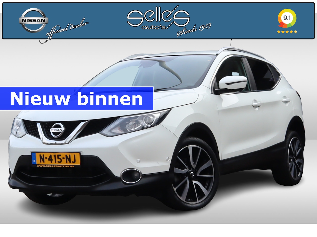 Nissan Qashqai - 1.2 Tekna | Stoelverwarming | Camera | Geblindeerde ramen - AutoWereld.nl