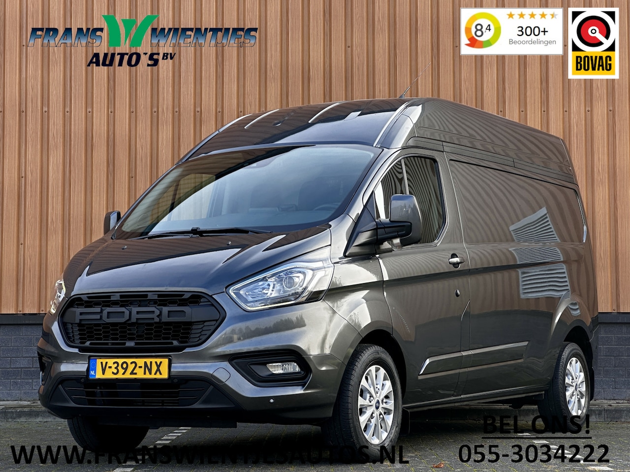 Ford Transit Custom - 300 2.0 TDCI L2H2 Limited | Cruise Control | Achteruitrijcamera | Parkeersensoren | Stoelv - AutoWereld.nl