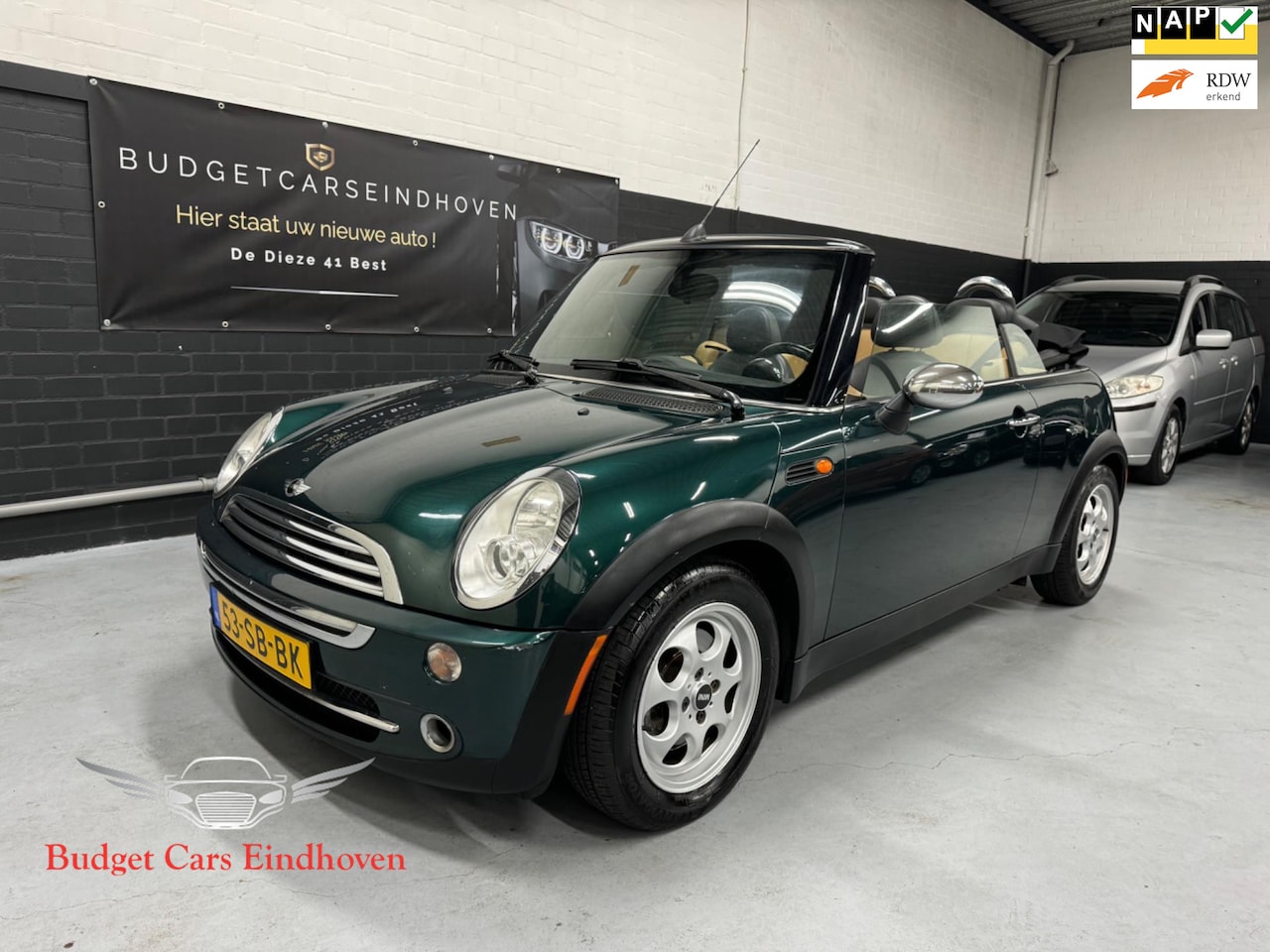 MINI Cabrio - Mini 1.6 Cooper Chili Nap/Leder/APK 11-2025! - AutoWereld.nl