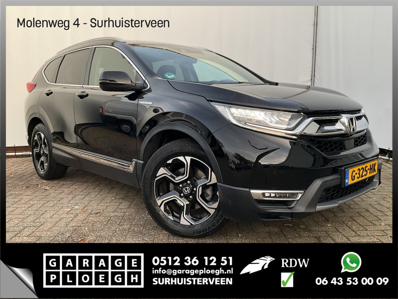 Honda CR-V - 2.0 Hybrid Lifestyle Automaat Leder Nav/Cam Voll.onderhouden! - AutoWereld.nl