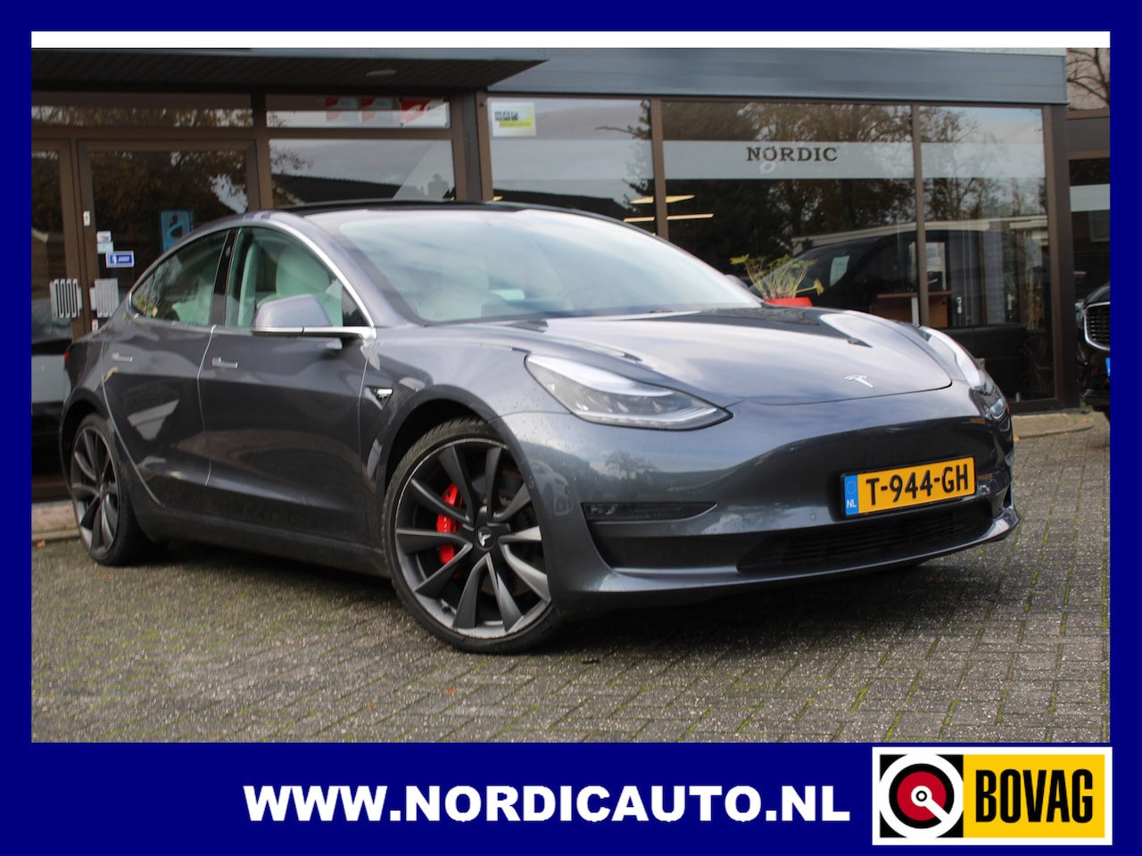 Tesla Model 3 - PERFORMANCE AWD 75KWH LEDER CAMERA INCL BTW!! - AutoWereld.nl