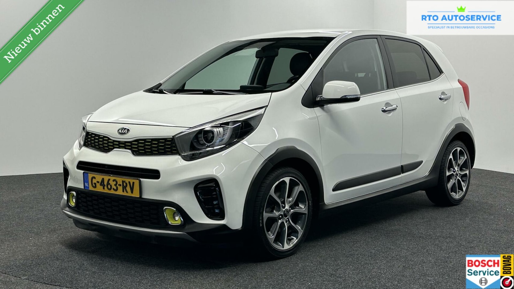 Kia Picanto - 1.0 T-GDI X-Line LEER CLIMA CAMERA CARPLAY - AutoWereld.nl