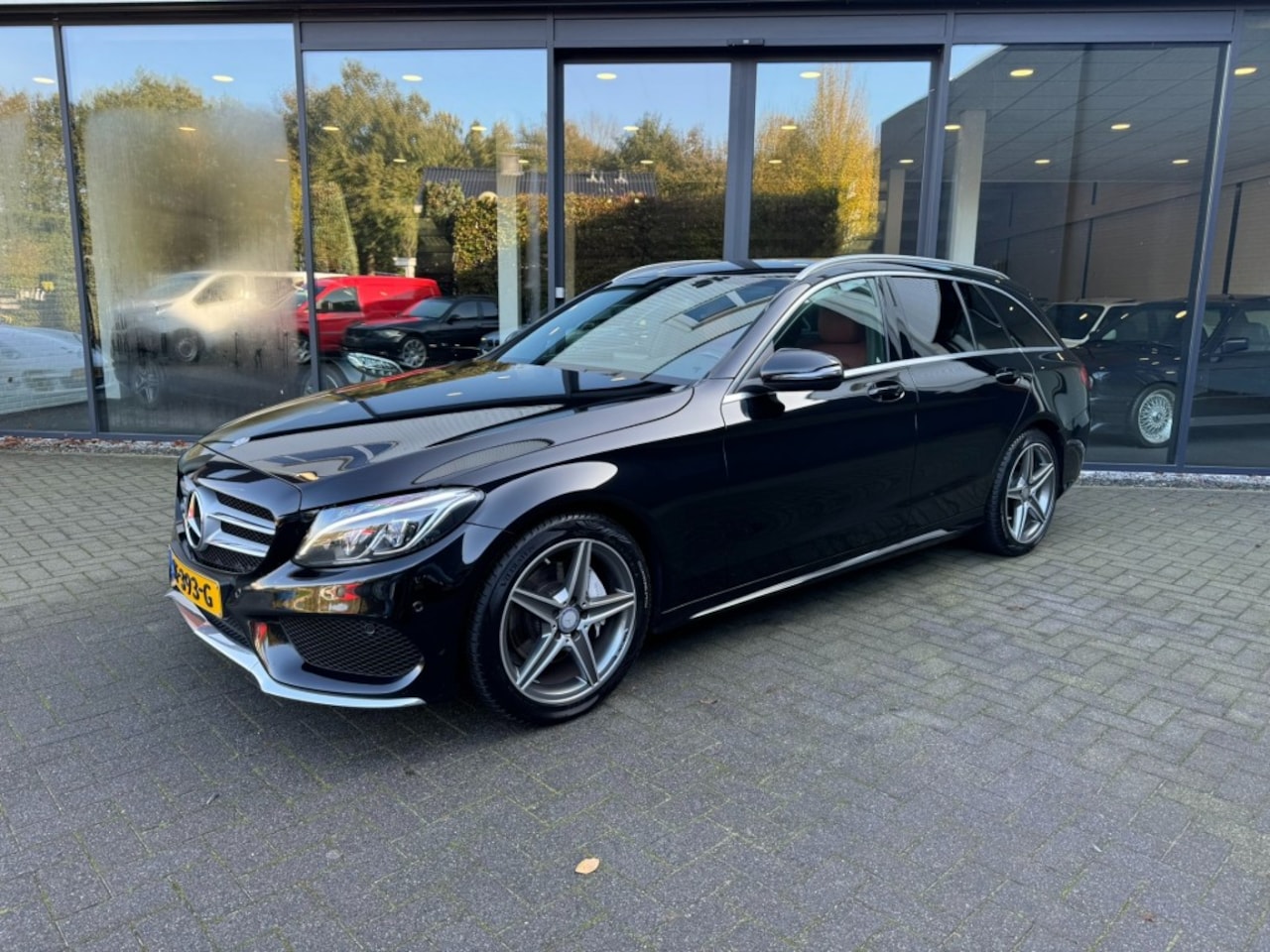 Mercedes-Benz C-klasse Estate - 200 AMG Line 200 Estate AMG-Line,LED,Leer,Camera,Stoelverw,Navi,Clima,Cruise - AutoWereld.nl