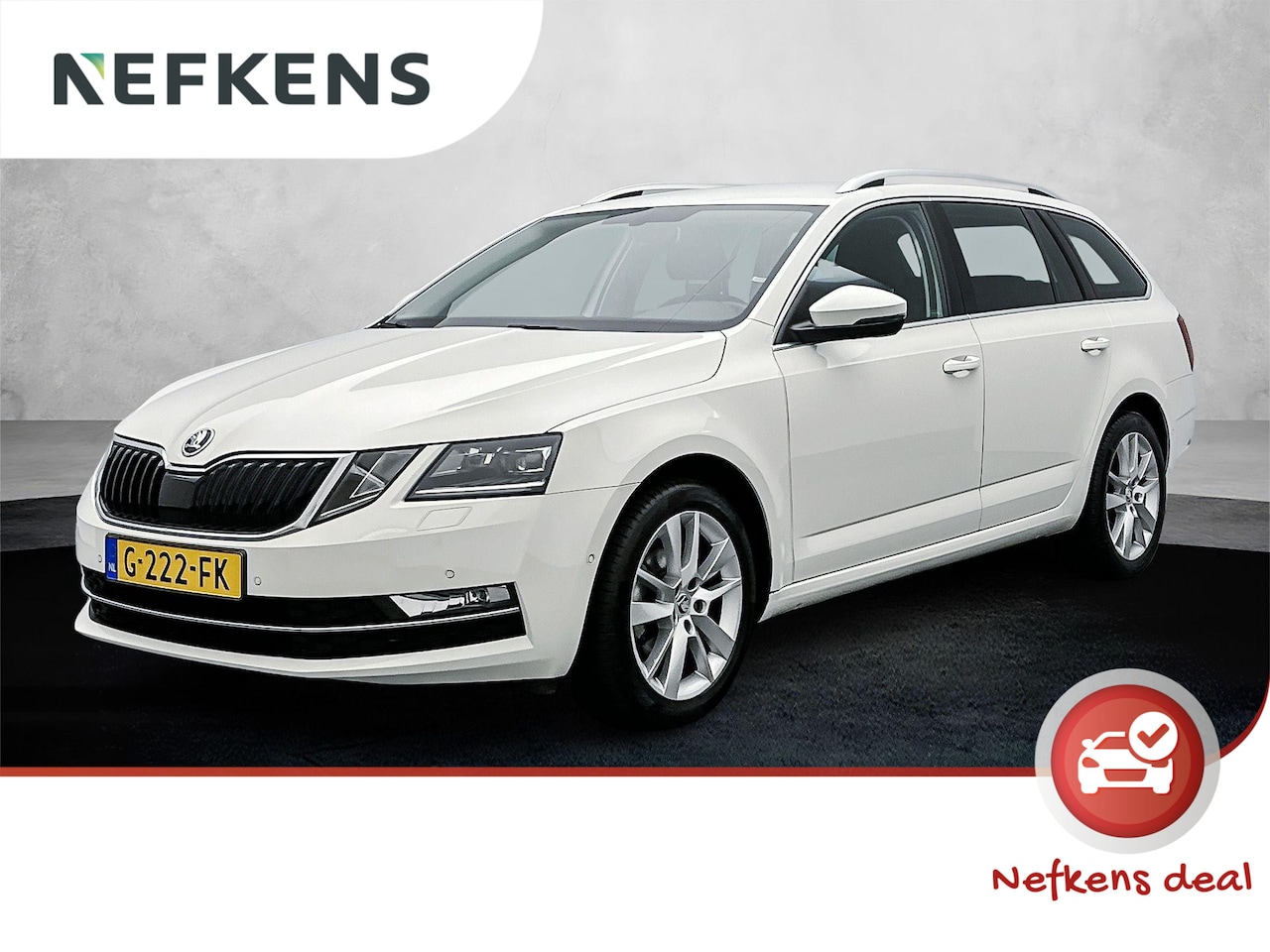 Skoda Octavia Combi - SW Business 116 pk | Navigatie | Parkeersensoren Voor en Achter | Lederen Bekleding | Voor - AutoWereld.nl