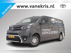 Toyota ProAce Electric Worker - Extra Range Prof Long 75 kWh , met lat om lat, Laadvloer betonplex, NAVI, Apple Carplay/An