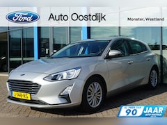 Ford Focus - 1.0 EcoBoost Titanium 125PK Cruise Navi Climate Parkeersensoren Keyless Carplay 16 Inch Ve