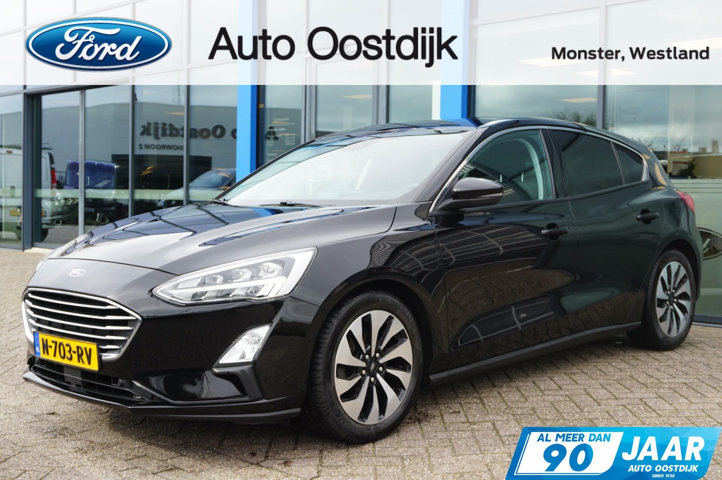 Ford Focus - 1.0 EcoBoost Titanium Business 125PK Adaptieve Cruise Winterpack Climate Navi Full-Led Pri - AutoWereld.nl