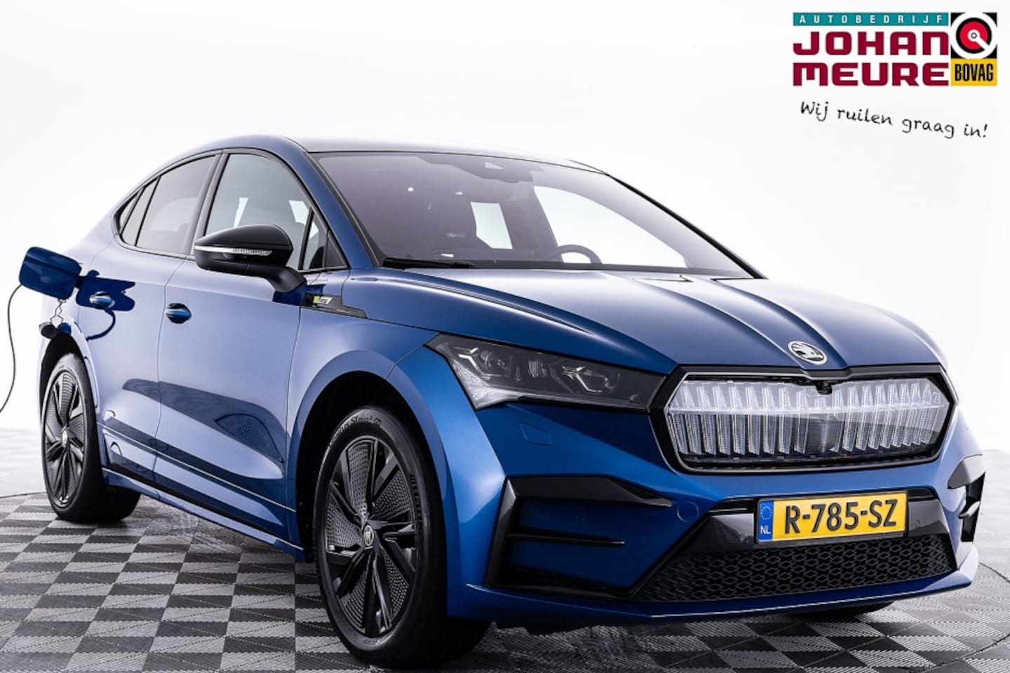 Skoda Enyaq iV Coupé - 80 RS 300PK | LEDER | PANORAMADAK ✅ 1e Eigenaar . - AutoWereld.nl