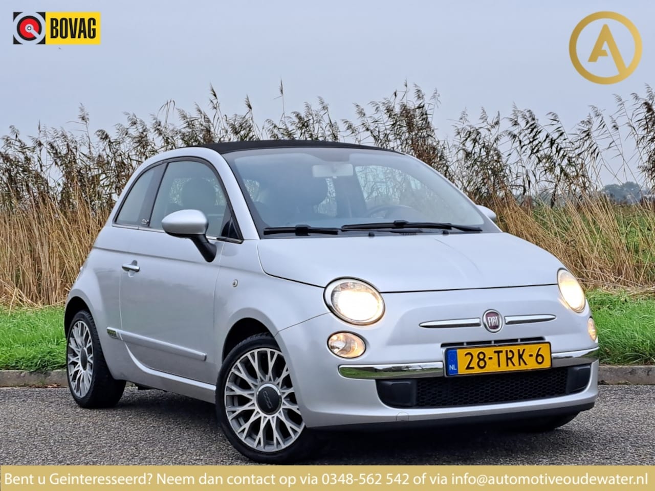 Fiat 500 C - 0.9 TwinAir Lounge | CABRIO | AIRCO | LMV | PDC ACHTER - AutoWereld.nl