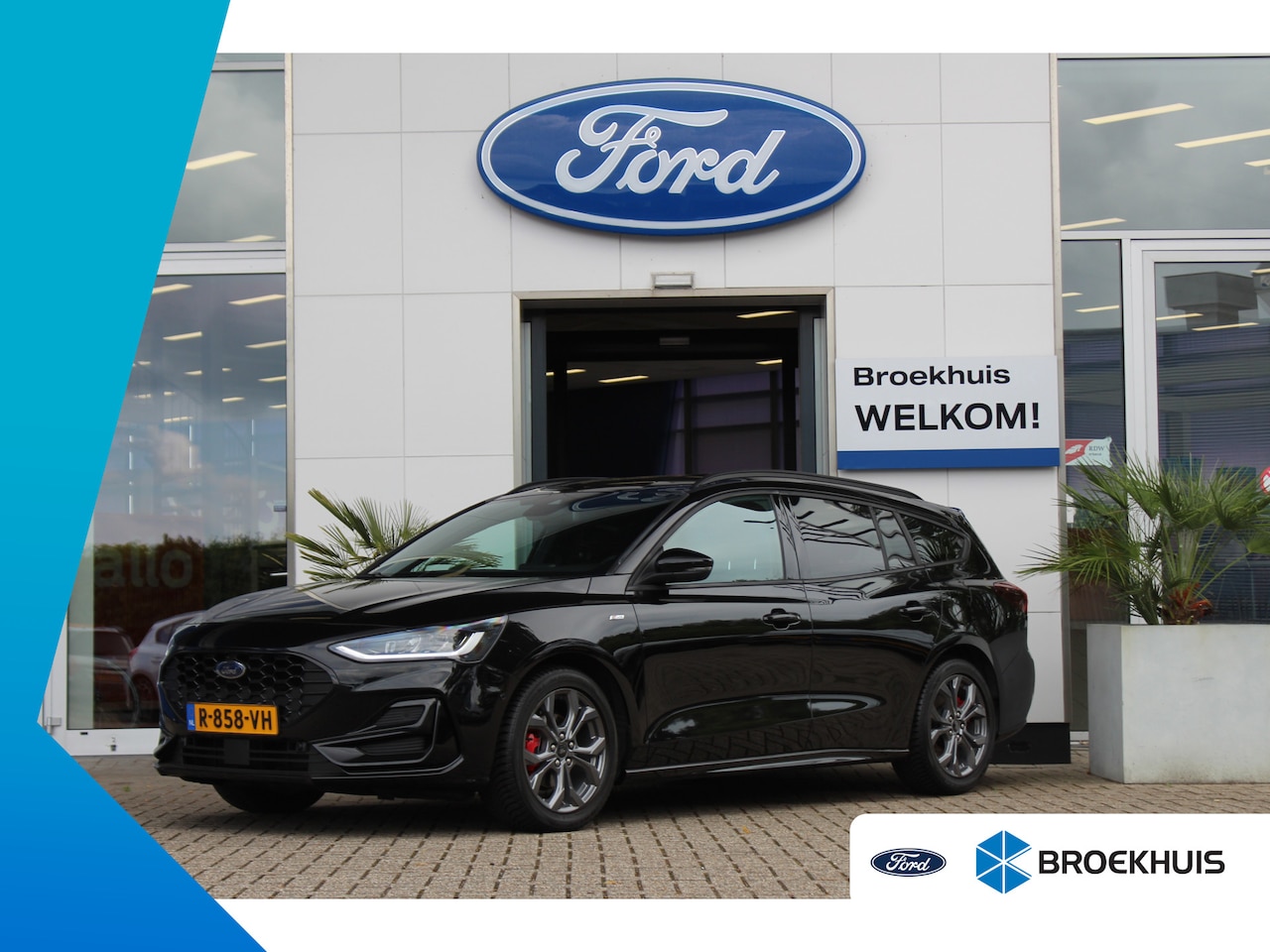 Ford Focus Wagon - 1.0 EcoBoost 125pk Hybrid ST Line Style | CAMERA | 17" LICHTMETAAL | PRIVACY GLASS | NAVIG - AutoWereld.nl