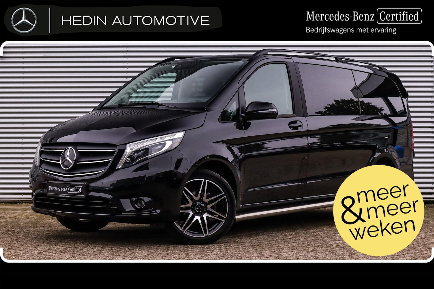 Mercedes-Benz Vito - 114 L2 Automaat Dubbel Cabine Comfort | Trekhaak | Stoelverwarming | Camera | LED | Climat - AutoWereld.nl