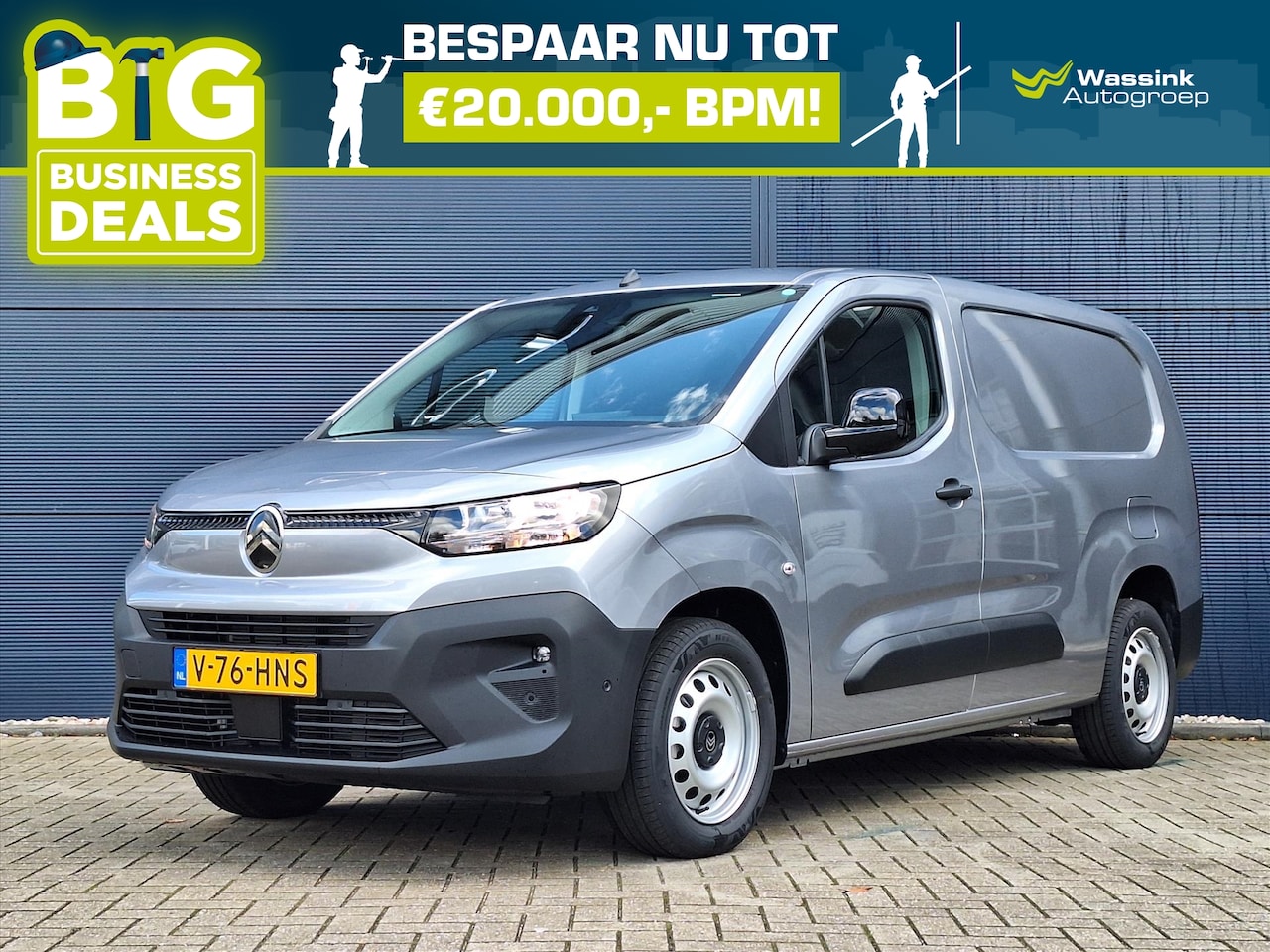 Citroën Berlingo - Van 1.5 BlueHDi 100pk L2 | Camera | Navigatie | Cruise Control | Apple Carplay/ Android Au - AutoWereld.nl