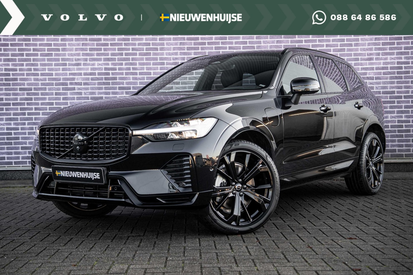 Volvo XC60 - T8 Recharge AWD Ultimate Black Edition Long Range | 360° Camera | Head-up Display | Gelami - AutoWereld.nl