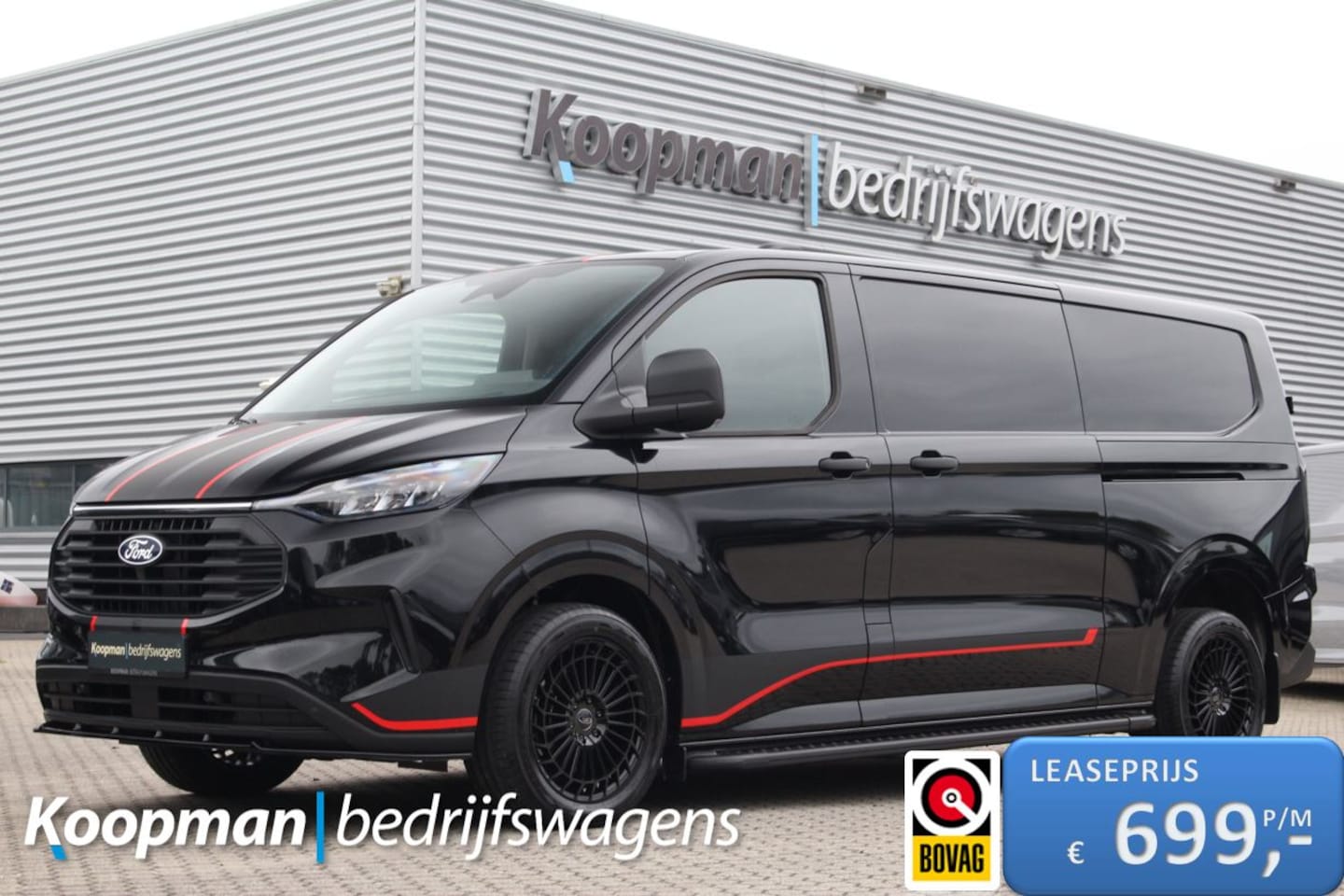 Ford Transit Custom - 320 2.0TDCI 170pk L2H1 Trend | 4x4 | AWD | 2x Stoel | Automaat | L+R Zijdeur | LED | Sync - AutoWereld.nl