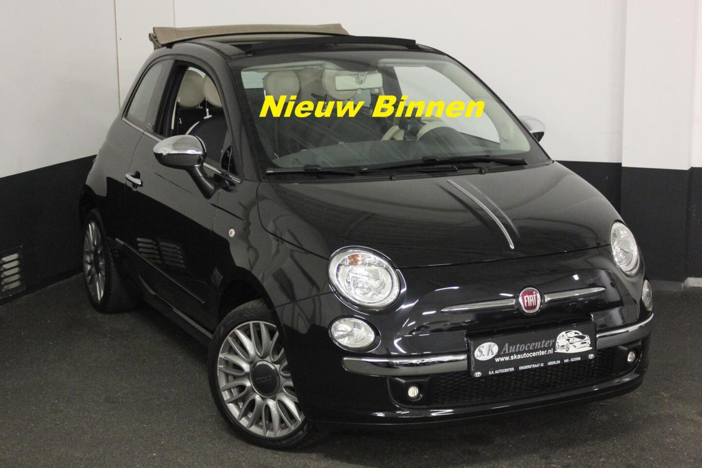 Fiat 500 C - 1.2*CABRIO*LOUNGE*1E EIGENAAR*AIRCO*WEINIG KM - AutoWereld.nl