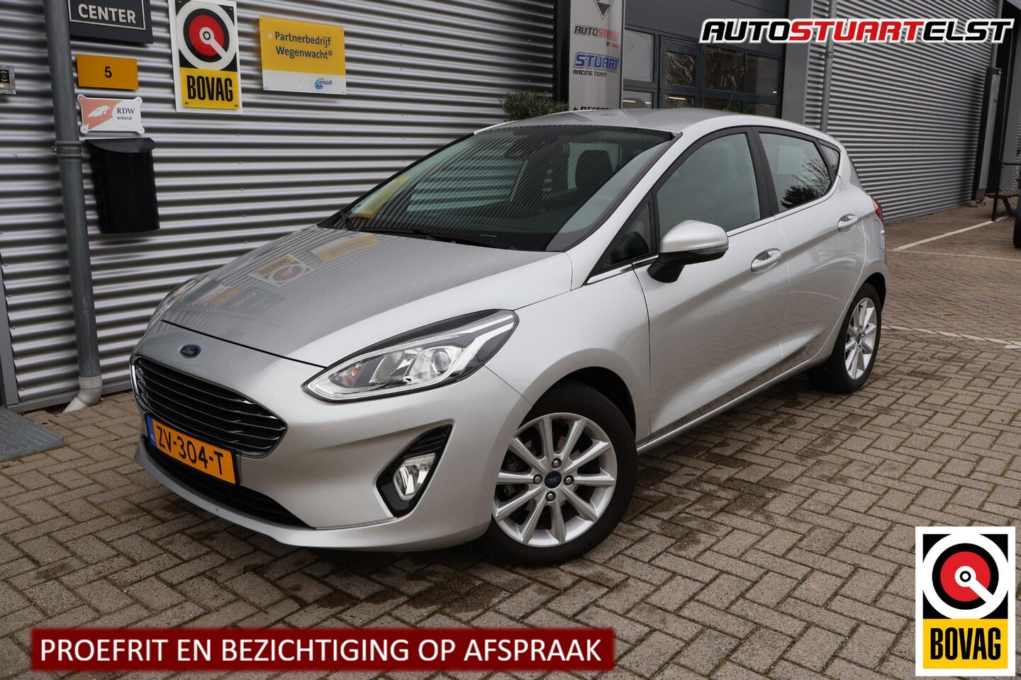 Ford Fiesta - 1.0 EcoBoost Titanium 100PK|NAVI|NL-Auto|1e-Eigenaar|LMV|Lane-Assist - AutoWereld.nl