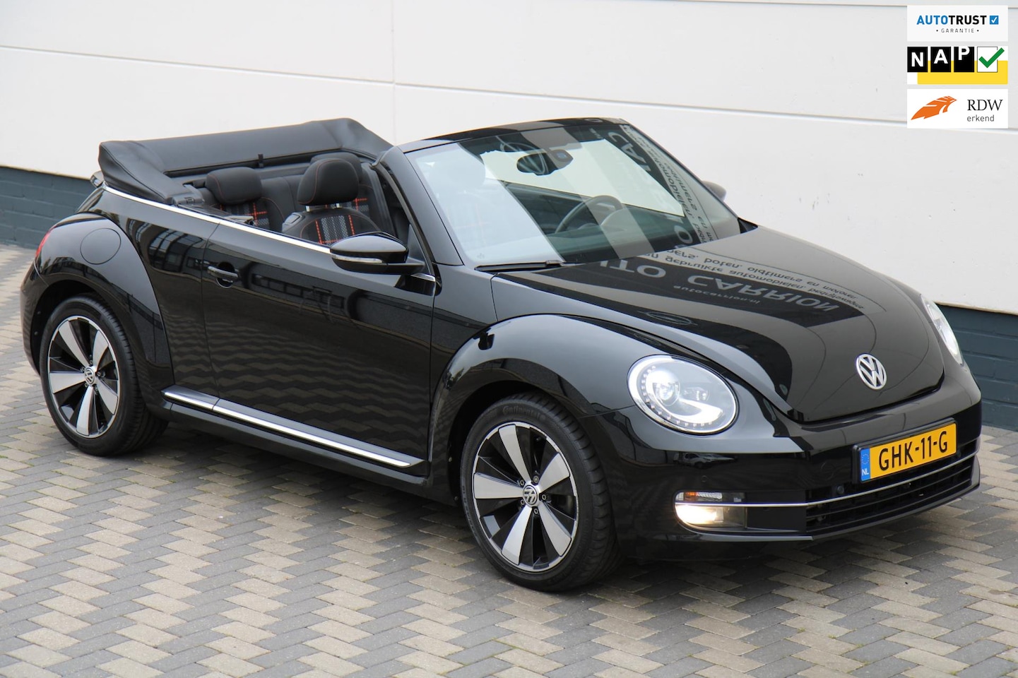 Volkswagen Beetle Cabriolet - 1.2 TSI LED Xenon Navi 1ste eig! - AutoWereld.nl