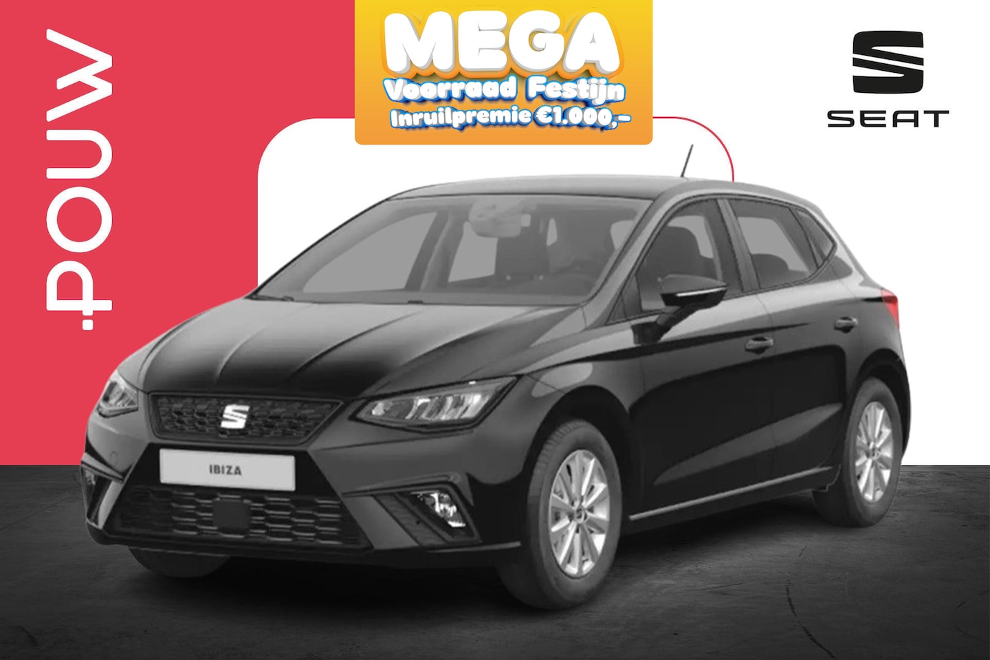 Seat Ibiza - 1.0 EcoTSI 95pk Style Plus | Virtual Cockpit | Metallic Lak - AutoWereld.nl