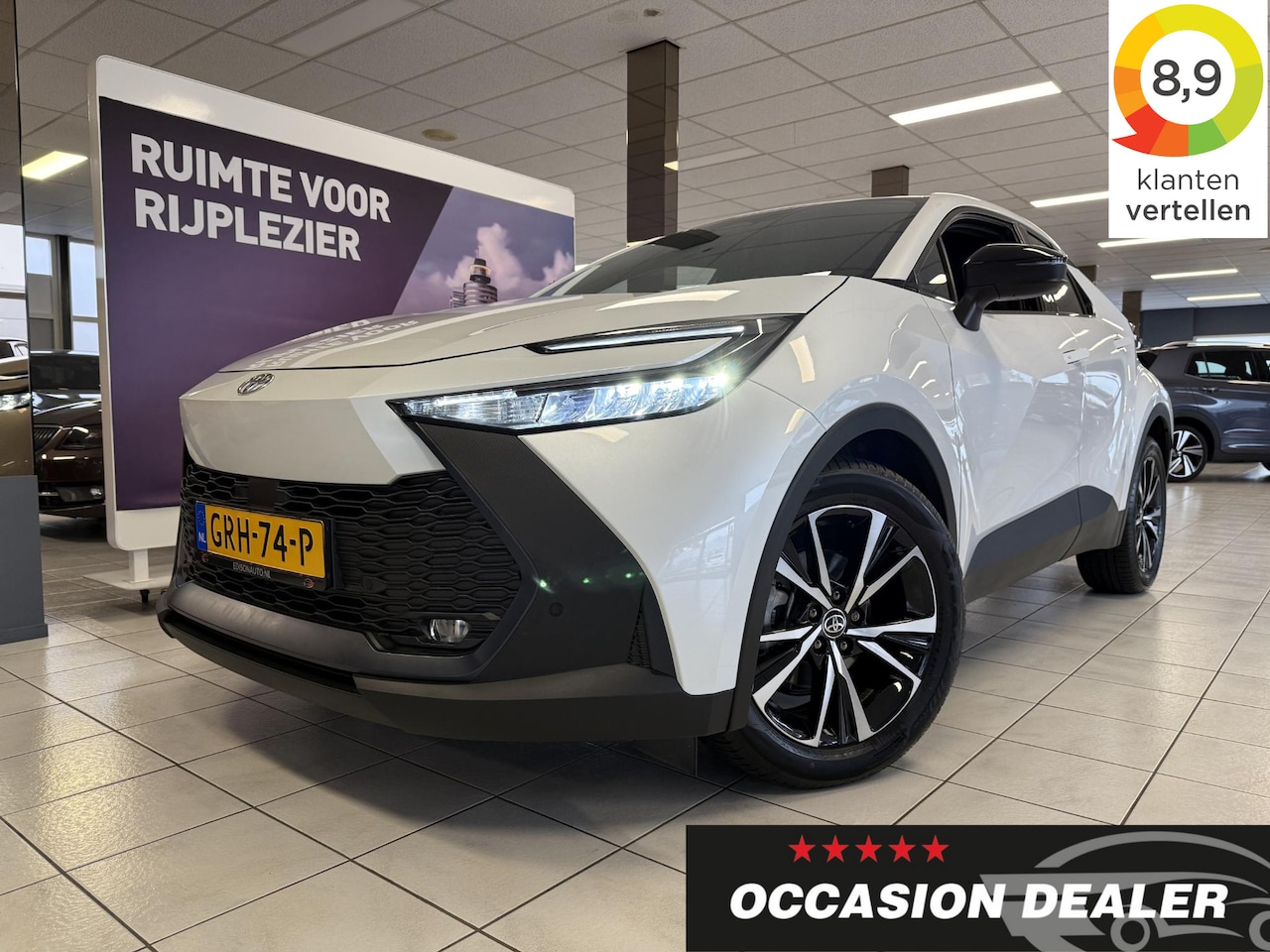 Toyota C-HR - 1.8 Hybrid 140 *12,3 SCR*NAVI*ST&ST VERW*KEYL*LED* - AutoWereld.nl