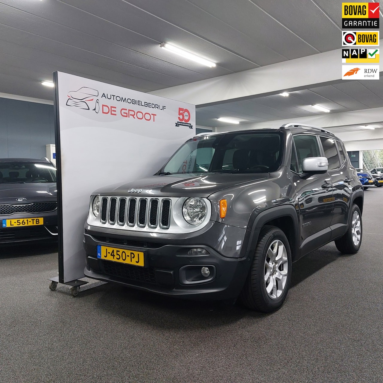 Jeep Renegade - 1.4 MultiAir Limited-AUTOMAAT / Leer - AutoWereld.nl