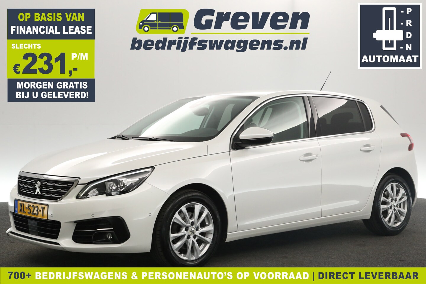 Peugeot 308 - 1.2 PureTech | Parelmoer-Wit | Automaat 360Camera Carplay LED Clima Cruise Navi PDC 16''LM - AutoWereld.nl