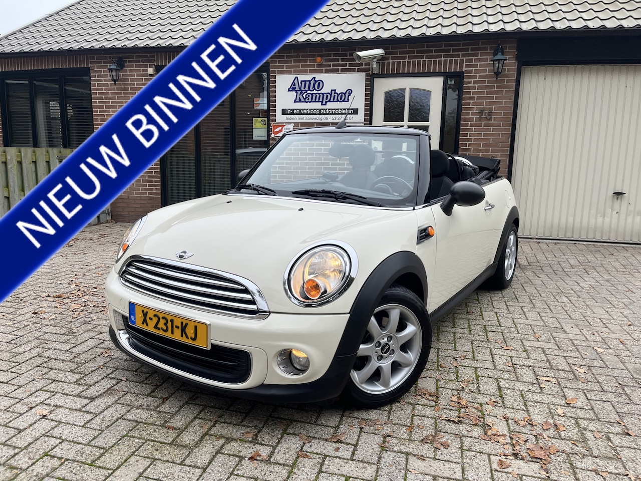 MINI Cabrio - Mini 1.6 One Nieuwe A.P.K. Windscherm - AutoWereld.nl