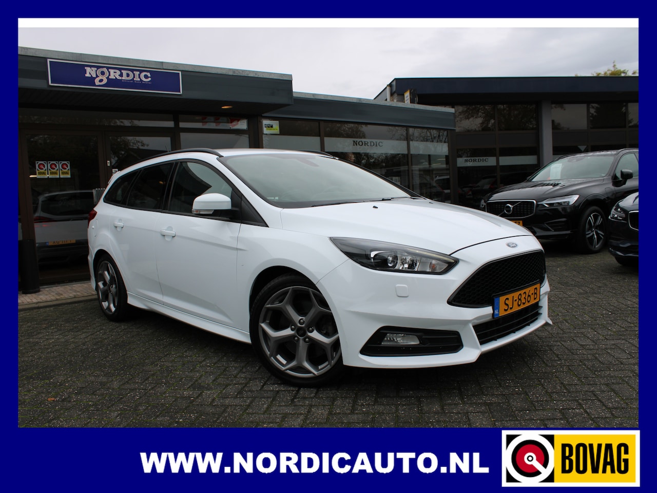 Ford Focus Wagon - 2.0 ST 250 PK / RECARO LEDEREN SPORSTOELEN- NAVIGATIE STOELVERWARMING- BOSE SOUND- LED DAG - AutoWereld.nl