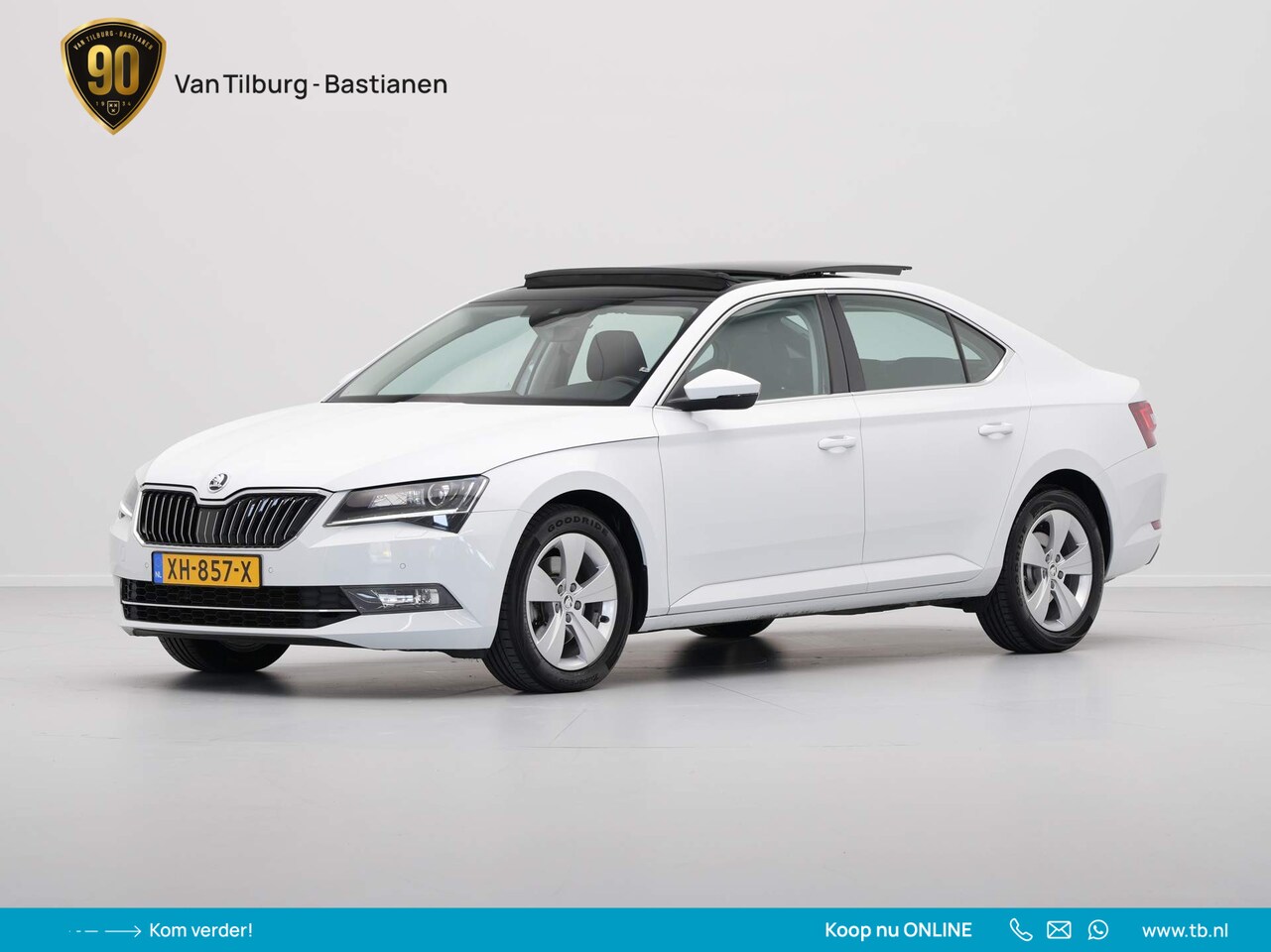 Skoda Superb - 1.5 TSI 150pk DSG Ambition Business Panorama Navigatie Camera Stoelverwarming 193 - AutoWereld.nl