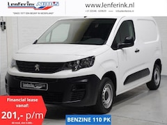 Peugeot Partner - 1.2 PureTech 110 pk Benzine Airco, Audiosysteem Dakdragers, 3-Zits