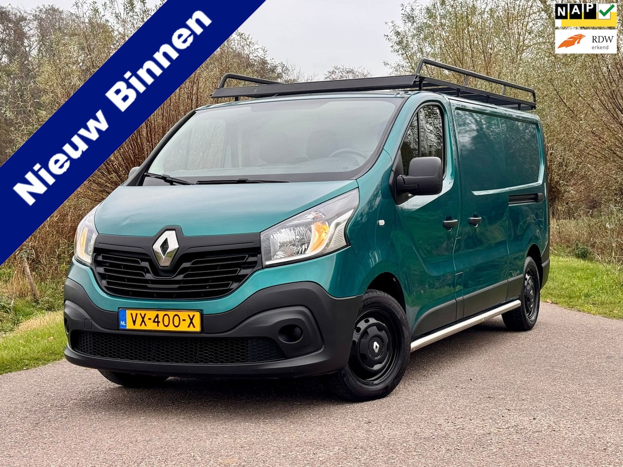 Renault Trafic - 1.6 dCi T29 L2H1 2xSchuifdeur Comfort Airco Cruise Control Trekhaak NAP BTW - AutoWereld.nl