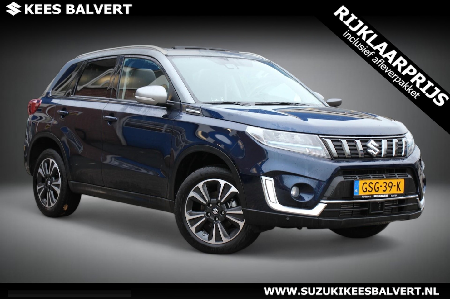 Suzuki Vitara - 1.4 Boosterjet Style Rhino Hybrid OPENDAK/CLIMA/NAVI/CRUISE - AutoWereld.nl