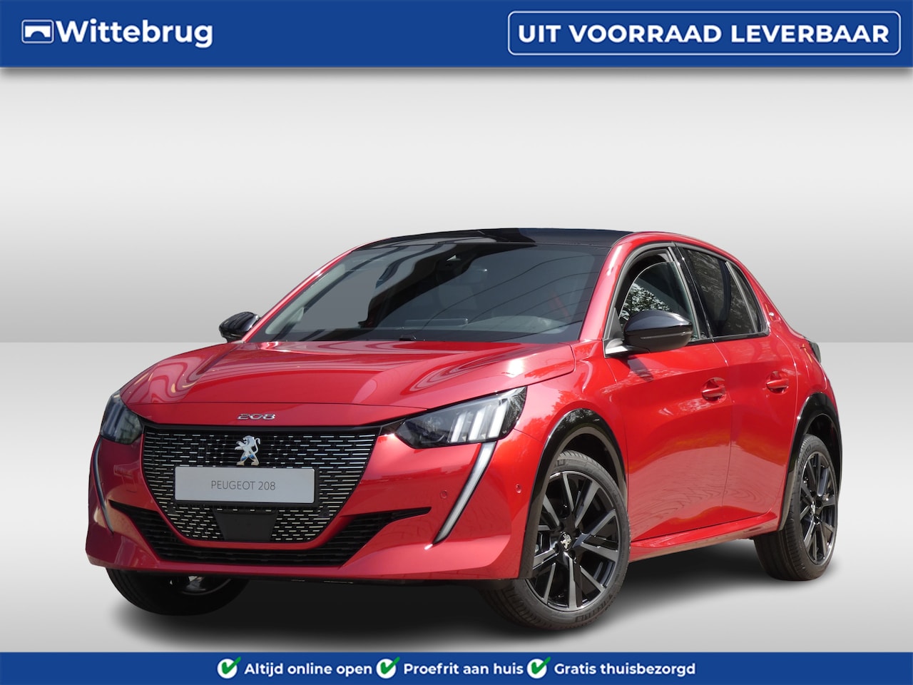 Peugeot 208 - 1.2 PureTech 100 GT PANO DAK - ZWART DAK - VISION PACK - DRIVE ASSIST - AutoWereld.nl