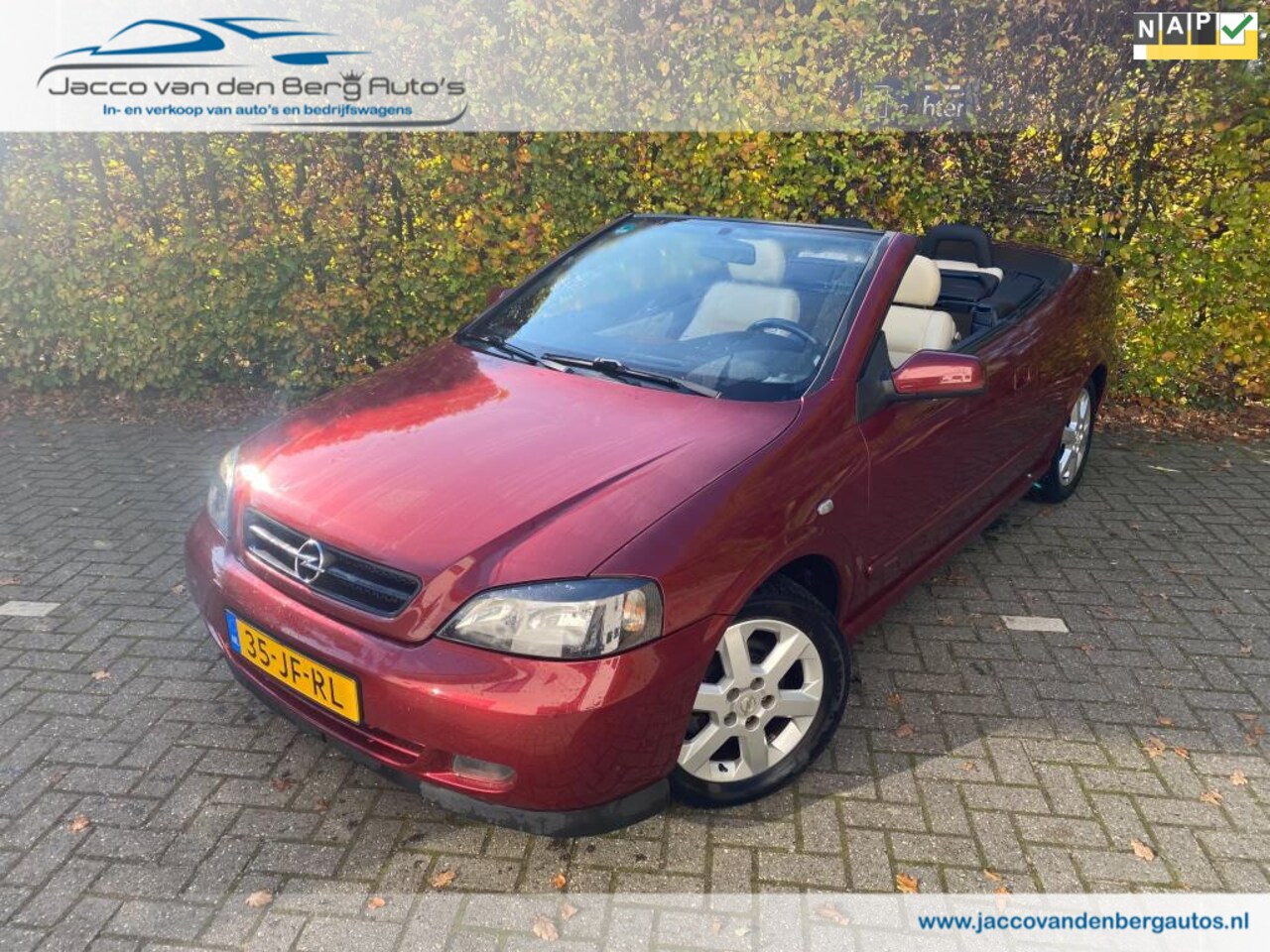 Opel Astra Cabriolet - 1.8i 16V Bertone I Leer - AutoWereld.nl