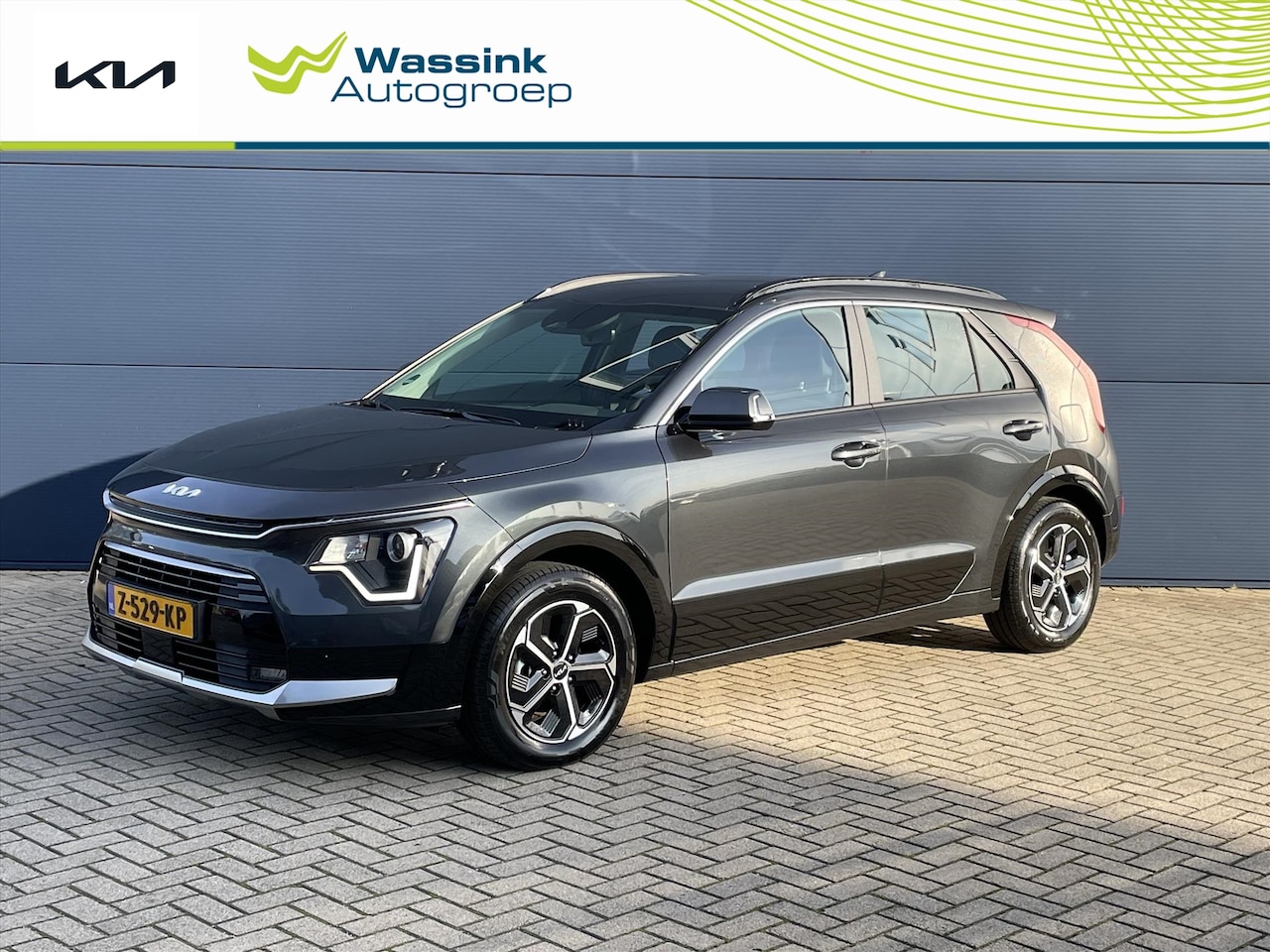 Kia Niro - 1.6 GDi Hybrid 141pk DCT6 DynamicLine | Navigatie | Parkeercamera | Parkeersensoren | Appl - AutoWereld.nl