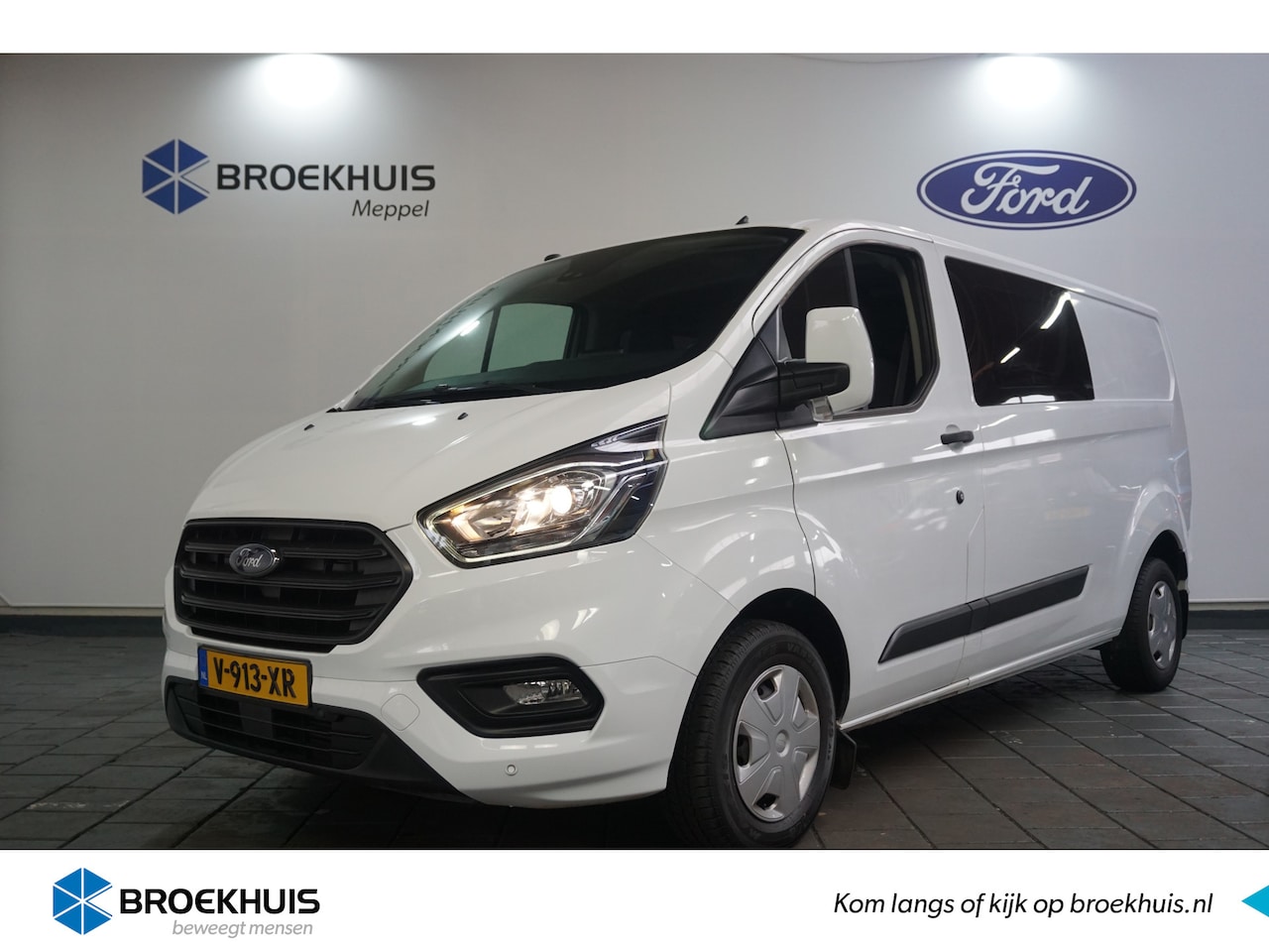 Ford Transit Custom - 300 2.0 TDCI L2H1 Trend Dubbel Cabine | 130 pk | Camera | Stoelverwarming | Carplay | - AutoWereld.nl