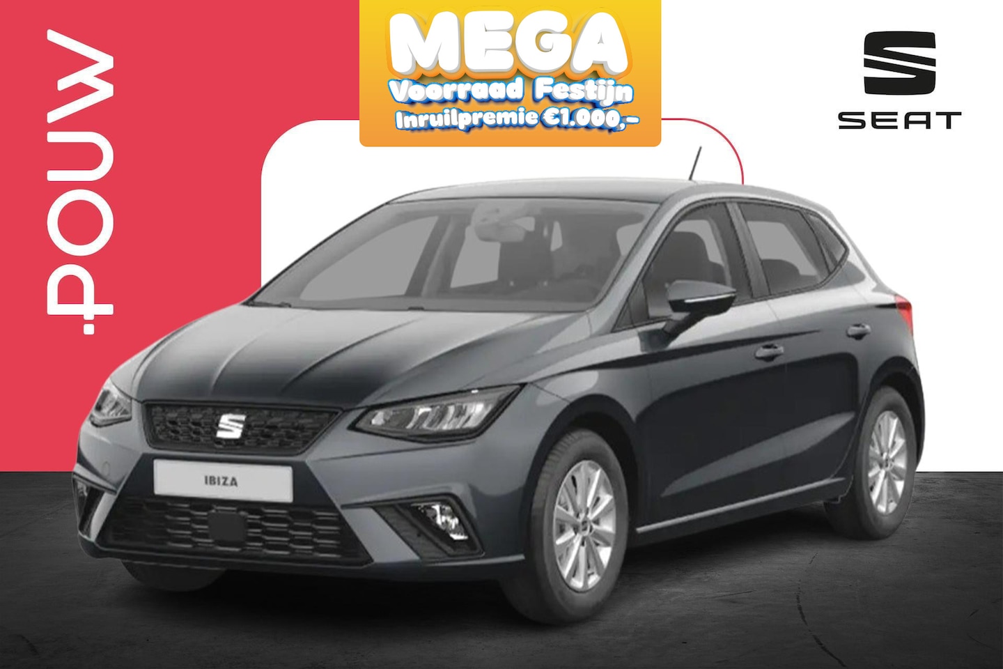 Seat Ibiza - 1.0 EcoTSI 95pk Style Plus | Virtual Cockpit | 15" Velgen - AutoWereld.nl