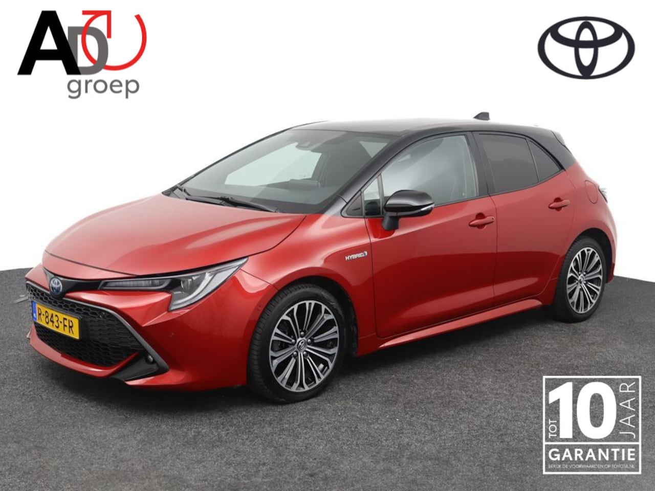 Toyota Corolla - 1.8 Hybrid BI tone | Apple carplay/Android auto |  Keyless entry/start | Dodehoek detectie - AutoWereld.nl