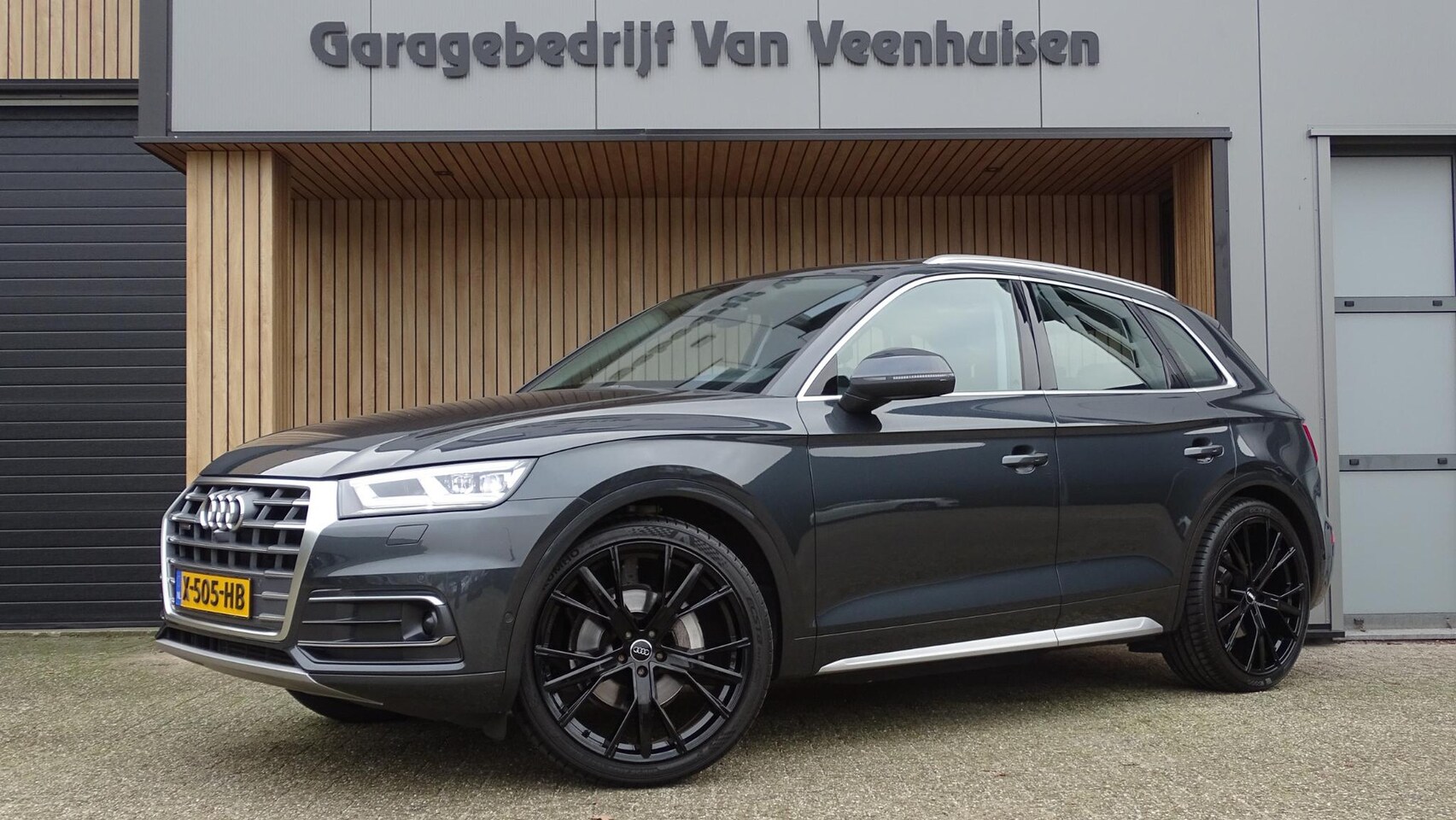 Audi Q5 - 2.0 TFSI 252PK Quattro Design Pro Line Plus Pano.Dak 22inch LM 360View Luchtvering Head-up - AutoWereld.nl