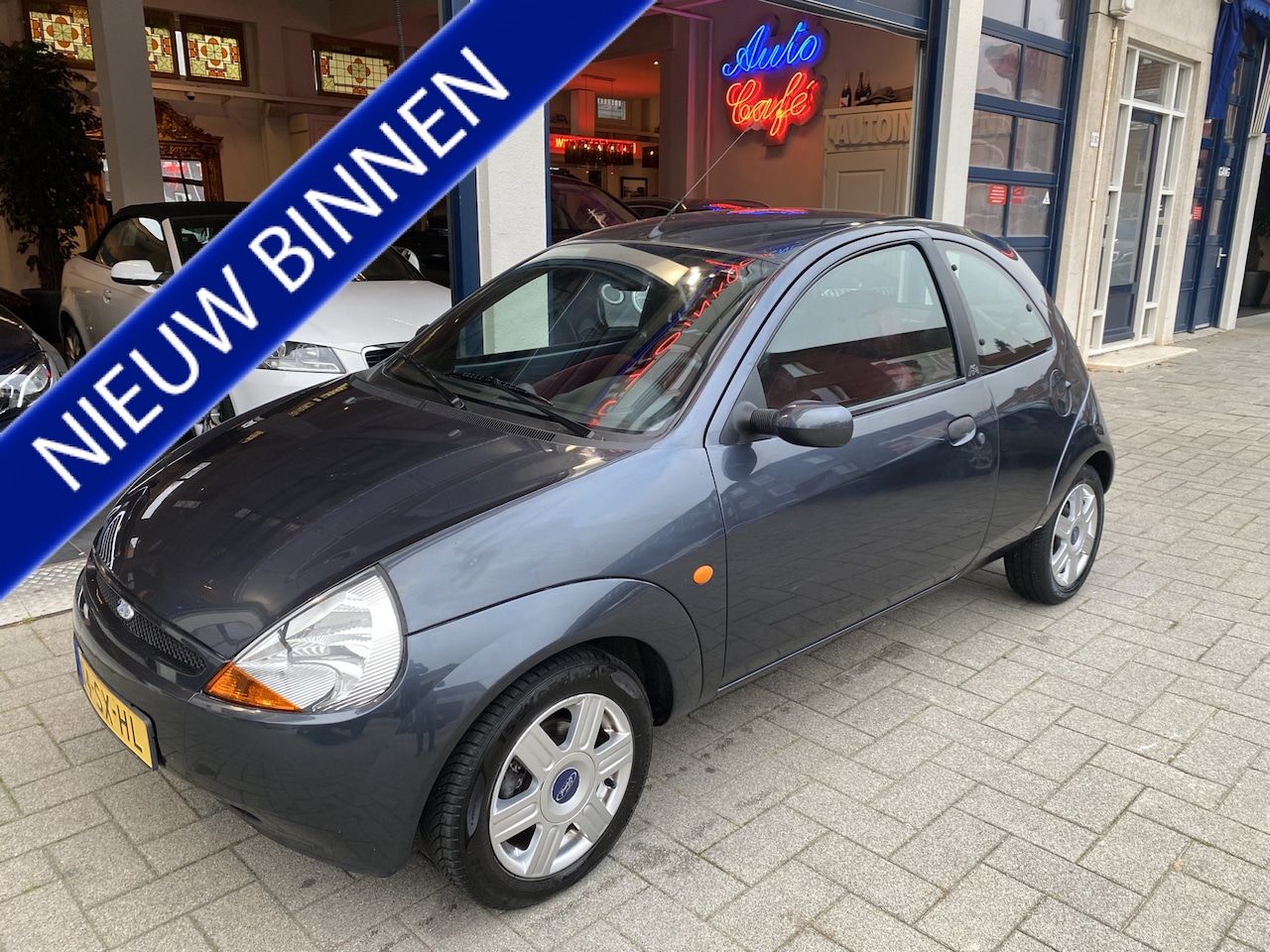 Ford Ka - 1.3 Ka des Bouvrie LEDER/AIRCO/L.M VELGEN - AutoWereld.nl