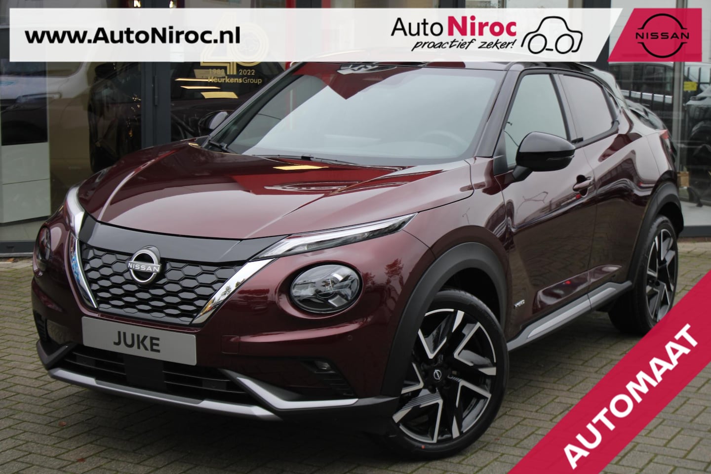 Nissan Juke - Hybrid 143 N-Design | AUTOMAAT | TWO-TONE | € 6.250,- VOORRAADKORTING | - AutoWereld.nl