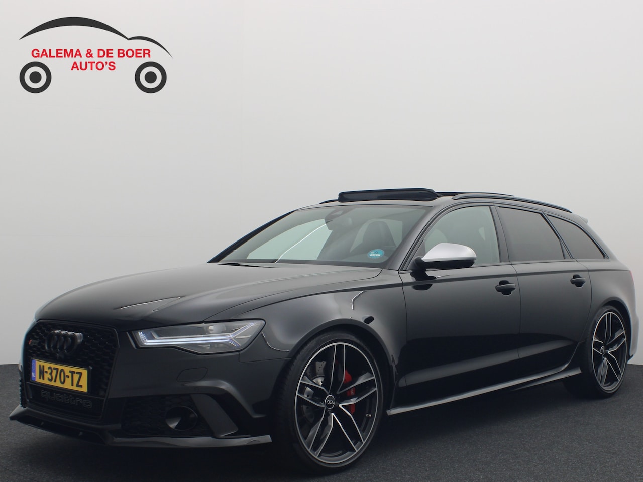 Audi A6 Avant - 4.0 TFSI RS 6 quattro TREKHAAK / PANORAMADAK / RS-ZETELS / 21'' / LUCHTVERING / 360GR CAME - AutoWereld.nl