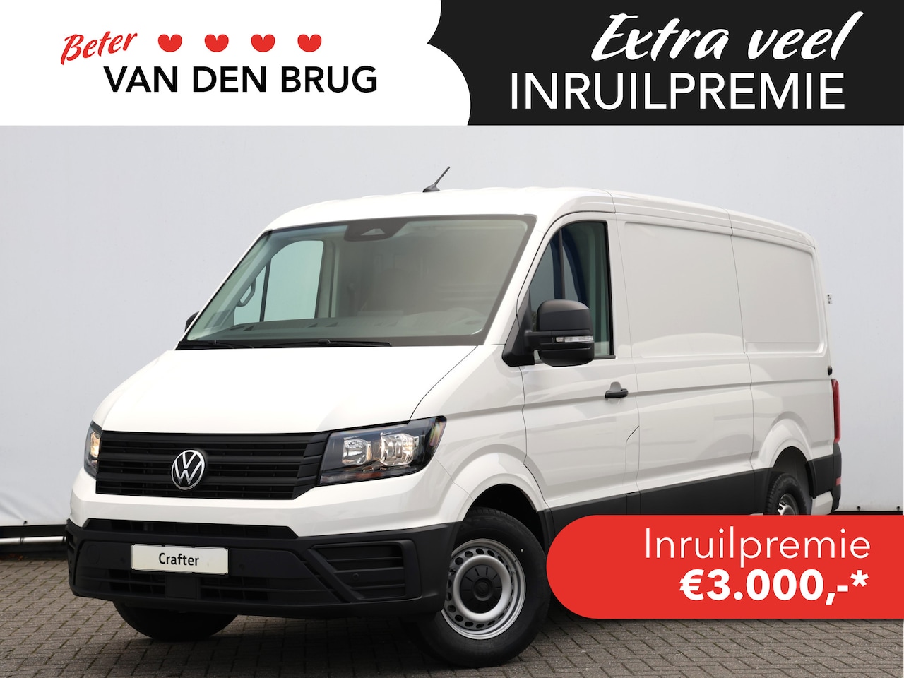 Volkswagen Crafter - 30 2.0 TDI 140pk L3H2 Trendline | Nieuw model | Airco | 2 Stoelen | Navigatie | Cruise con - AutoWereld.nl