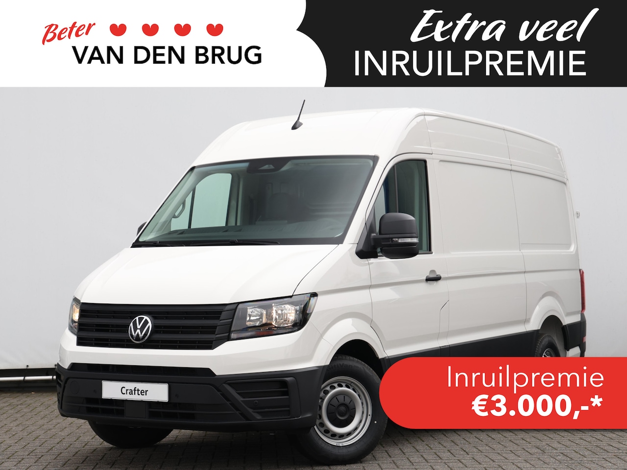 Volkswagen Crafter - 30 2.0 TDI 140pk L3H3 Trendline | Nieuw model | Airco | Cruise control | 2 Stoelen | Navig - AutoWereld.nl