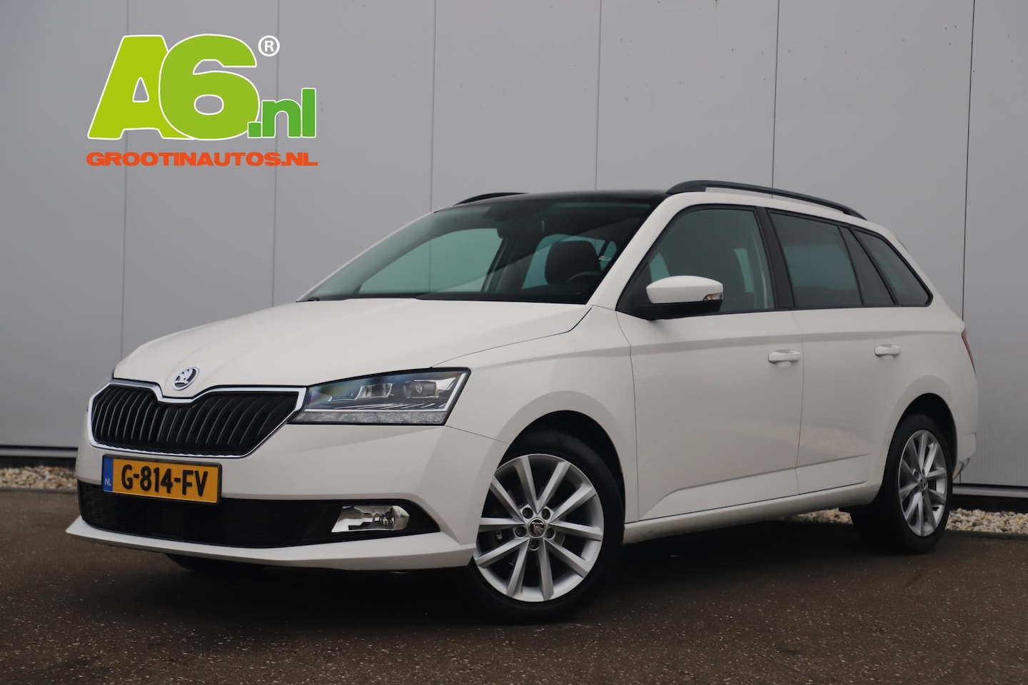 Skoda Fabia Combi - 1.0 TSI Business Edition 95PK Trekhaak Panoramadak Navigatie Clima Bluetooth Carplay Andro - AutoWereld.nl