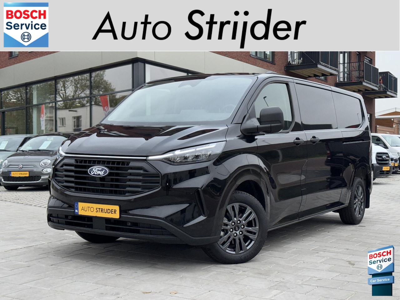 Ford Transit Custom - 300 2.0 TDCI L2H1 Trend 136Pk | Trend 320 | Dubbele Schuifdeur | Agate Black - AutoWereld.nl