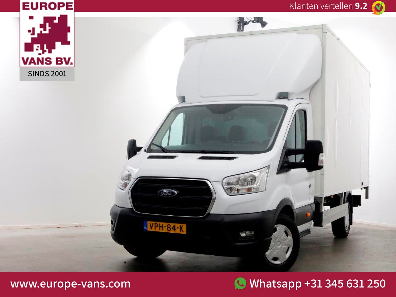 Ford Transit - 350 2.0 TDCI 130pk Trend Bakwagen met achterdeuren H231cm 03-2022 - AutoWereld.nl